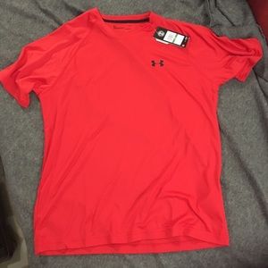 NEW men’s Under Armour red dry fit